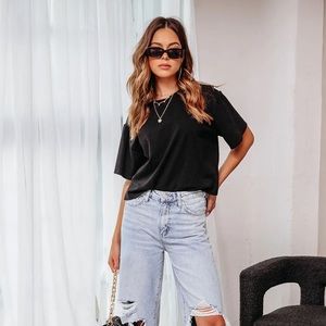 Vici Friday Feels tee, black